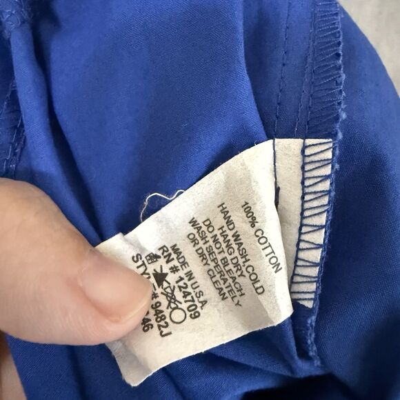 NWT IC by Connie K Shirt Dress S Blue Tunic Shift Pockets Lagenlook Artsy READ - Picture 10 of 10